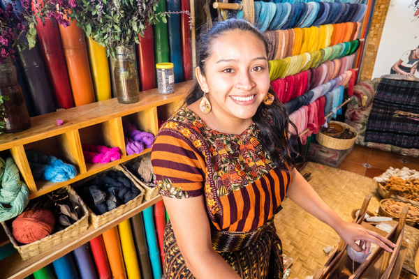 Guatemalan, Casa Flor Ixcaco, weaver artisan