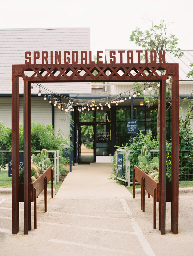Wedding Venue Springdale Station