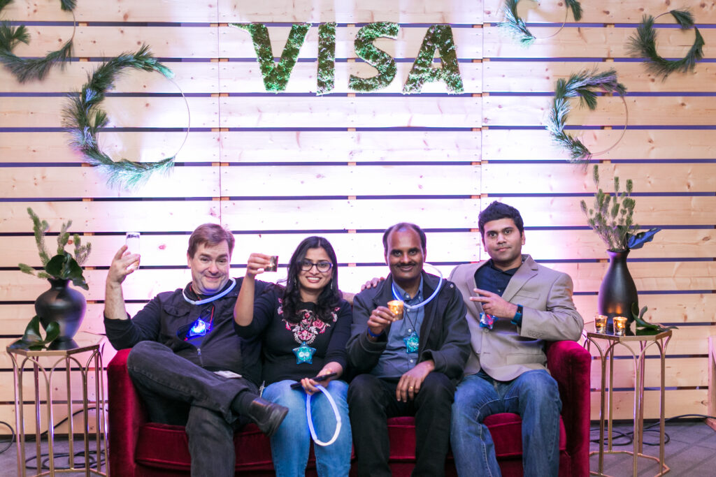 Visa Sponsor event backdrop rental