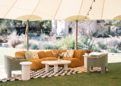 Colorful Wedding Decor at Camp Lucy